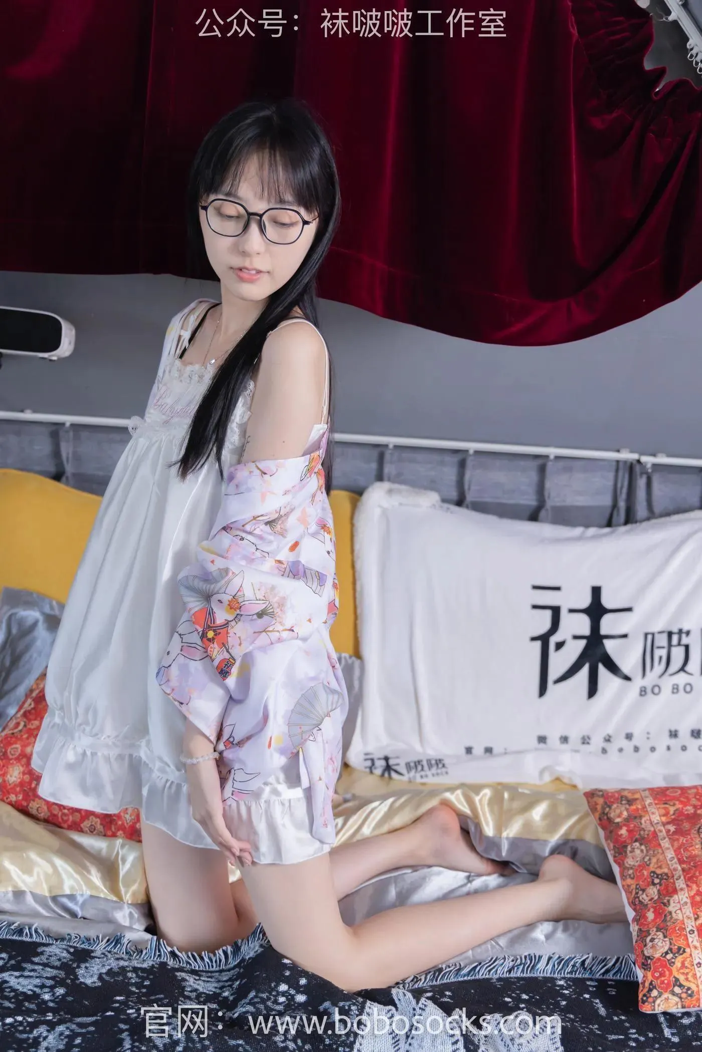 [BoBoSocks袜啵啵]NO.112 稚予-人字拖、肉丝 [140P]插图